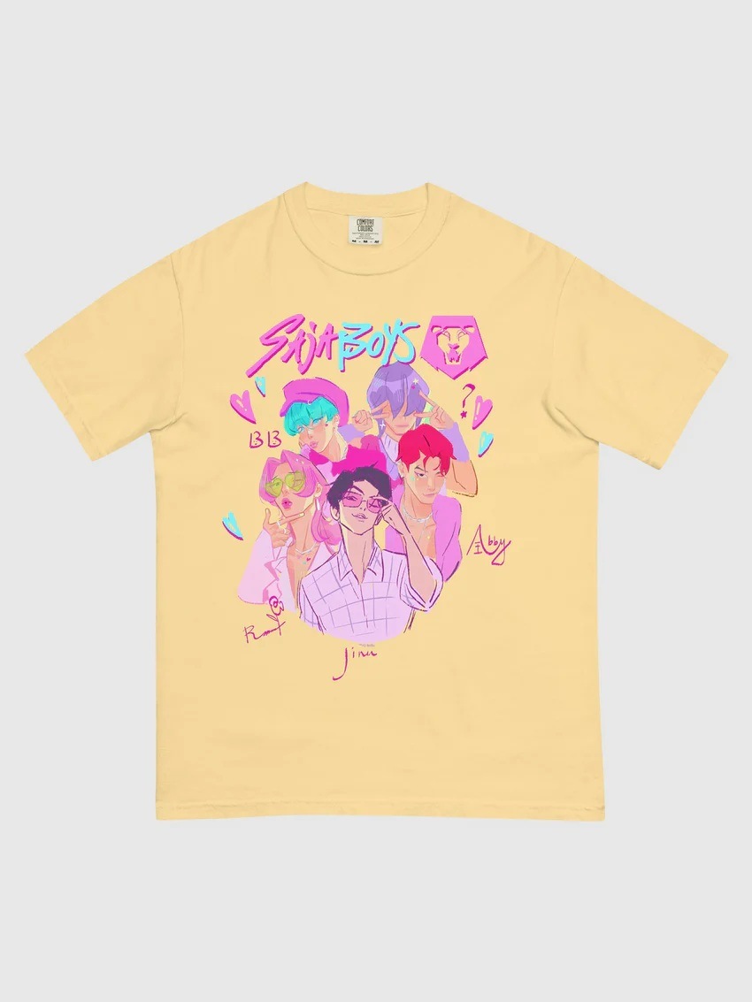 [NETFLIX]KPop Demon Hunters Saja Boys Comfort Colors T-Shirt