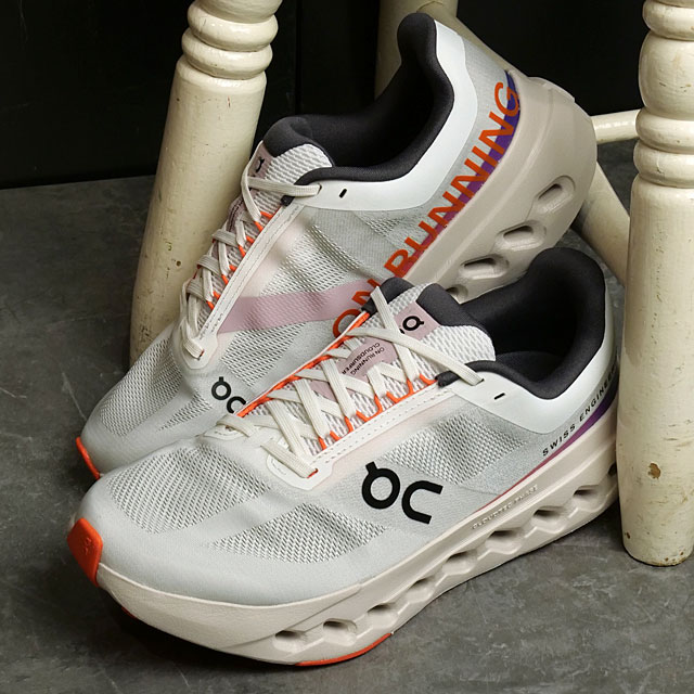 スニーカー クラウドサーファー ネクスト [3WE30050256] W Cloudsurfer Next レディース 靴 ランニングシューズ White/Flame