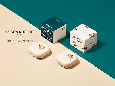 Qoo10] ラネージュ メゾンキツネ ネオクッション15gx2+ : ベースメイク