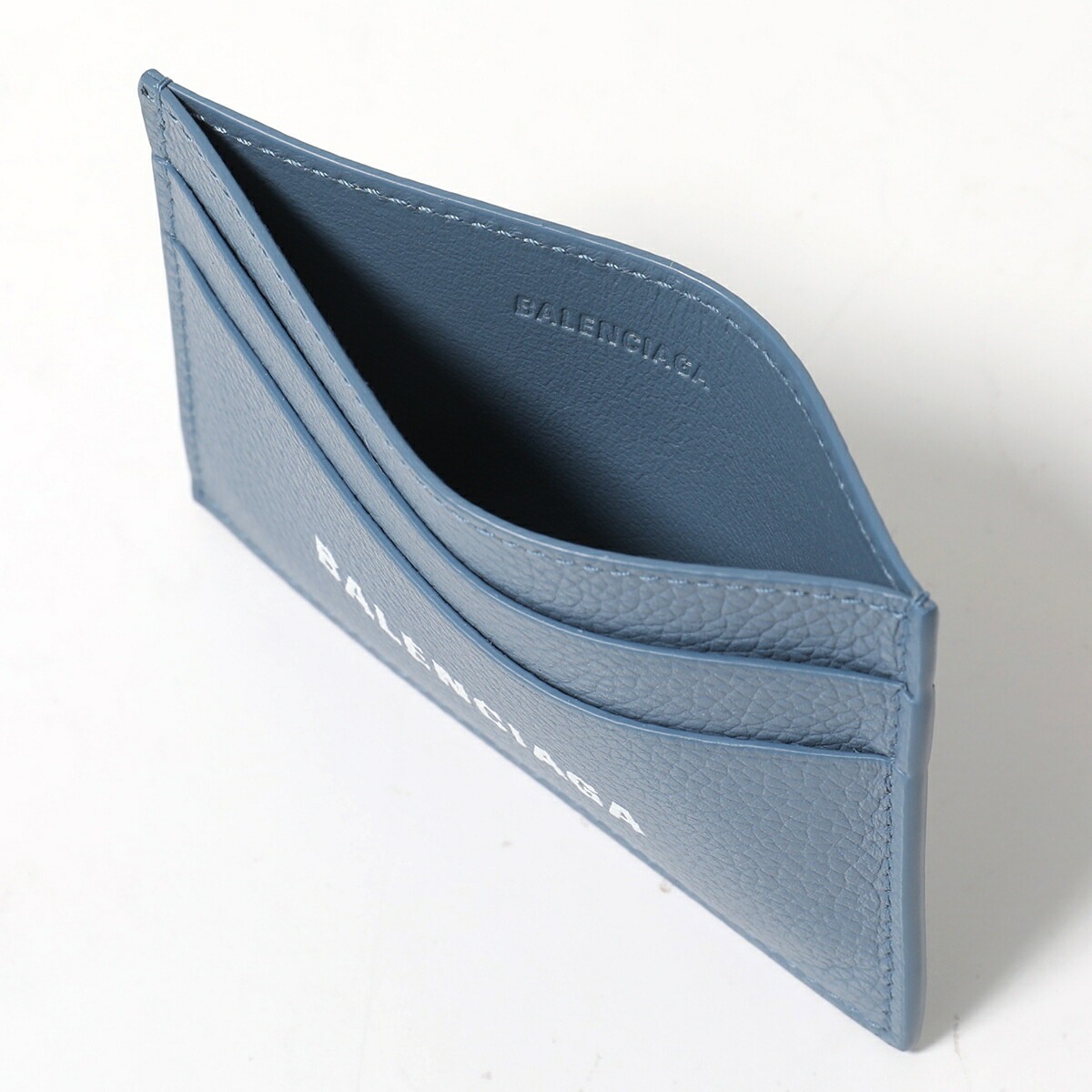 BALENCIAGA バレンシアガ カードケース 594309 1IZI3 メンズ レディース レザー カードホルダー パスケース 定期入れ ロゴ 4791/BLUE-GREY/L-WHITE BALENCIAGA バレンシアガ カードケース 594309 1IZI3 メンズ レディース レザー カードホルダー パスケース 定期入れ ロゴ 4791/BLUE-GREY/L-WHITE