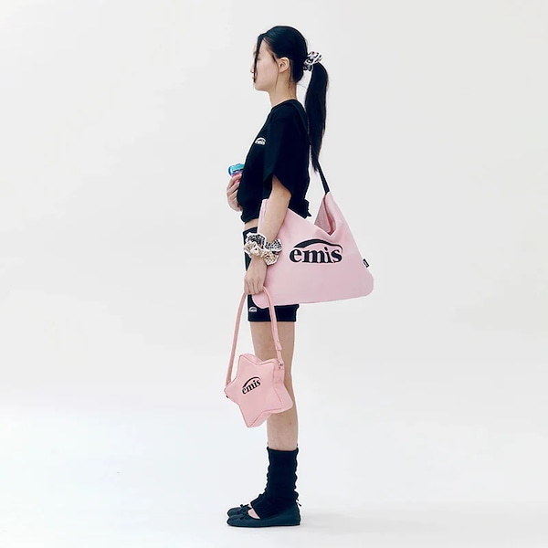 【emis】韓国人気★ NEW LOGO COTTON ECO BAG emis】韓国人気☆ NEW LOGO COTTON ECO BAG (EMIS/エコバッグ