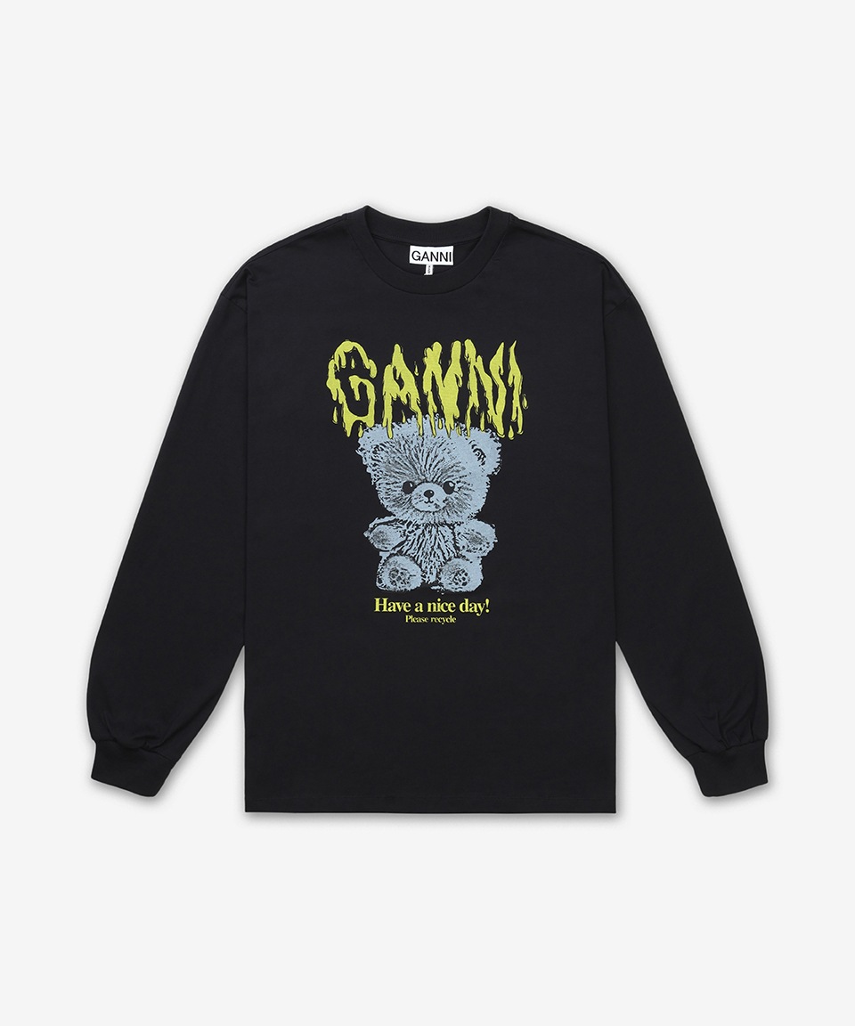 GANNI ベーシック コットン BD Tシャツ GANNI ベーシック コットン BD Tシャツ