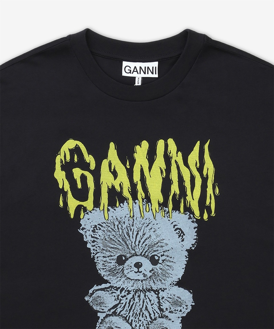 GANNI ベーシック コットン BD Tシャツ GANNI ベーシック コットン BD Tシャツ