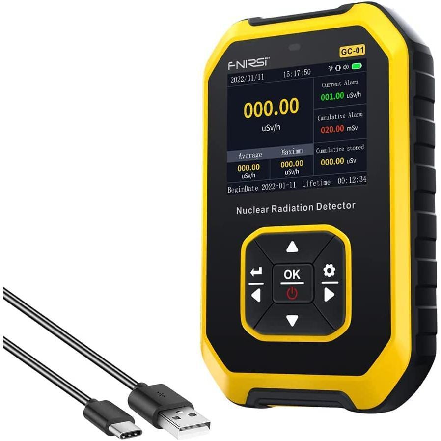 放射線測定器 核放射線検出器 射線測定器 ガイガーカウンター 高精度 電磁/核放射線検出器測定 警報機能 放射線量計 LCD ディスプレイX線 β線 γ線