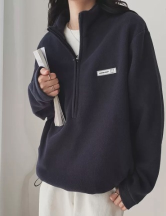 トップス プルオーバー レギュラー丈 袖あり 長袖 レディース 個性的 襟付き スタンドカラー ファスナー ポケット ポリエステル 厚手 ベルベット カジュアル お洒落 メンズライク 10代 20代 トップス プルオーバー レギュラー丈 袖あり 長袖 レディース 個性的 襟付き スタンドカラー ファスナー ポケット ポリエステル 厚手 ベルベット カジュアル お洒落 メンズライク 10代 20代