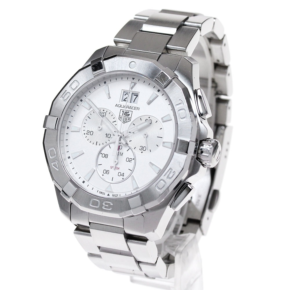 タグホイヤー TAG HEUER CAY1111-0 アクアレーサー クロノグラフ デイト クォーツ メンズ _841724【中古】