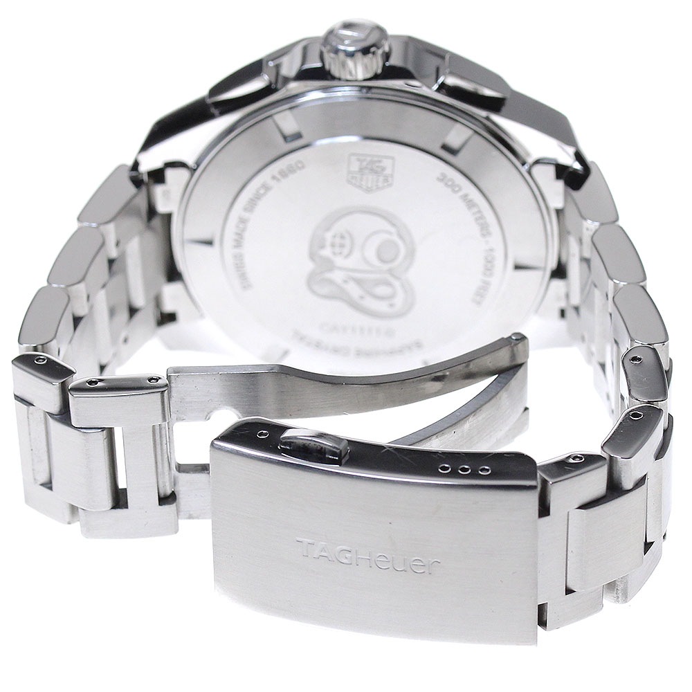タグホイヤー TAG HEUER CAY1111-0 アクアレーサー クロノグラフ デイト クォーツ メンズ _841724【中古】