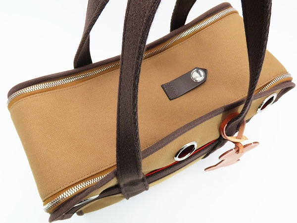 未使用エルメス犬用バッグセリエドッグキャリーバッグペット用キャリーバッグ犬猫ライトブラウンオレンジ800639EK