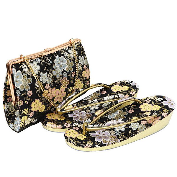 佐賀錦 草履 バッグセット 金鷲印 佐賀錦 草履バッグセット M2404142