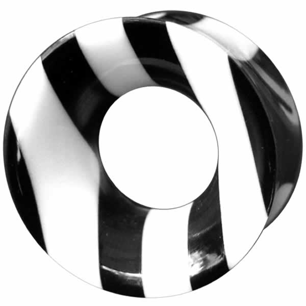 金属アレルギー対応 ボディピアス ストライプボーントンネル 0G 12mm 水牛の角と骨 シマシマ 金属アレルギー対応 ボディピアス ストライプボーントンネル 0G 12mm 水牛の角と骨 シマシマ