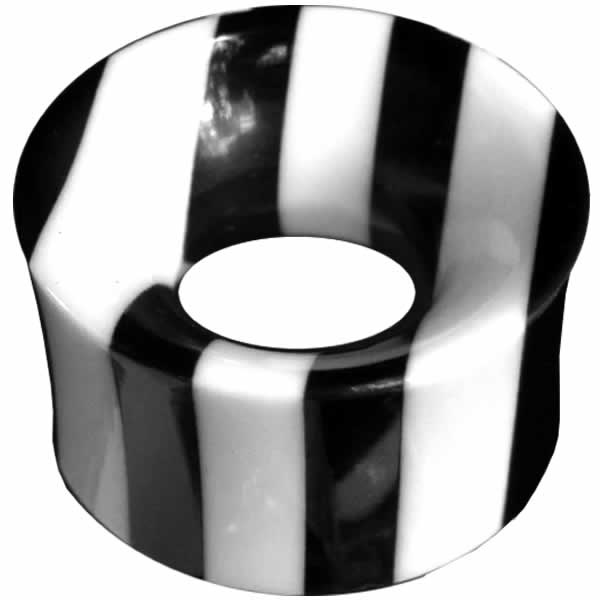 金属アレルギー対応 ボディピアス ストライプボーントンネル 0G 12mm 水牛の角と骨 シマシマ 金属アレルギー対応 ボディピアス ストライプボーントンネル 0G 12mm 水牛の角と骨 シマシマ