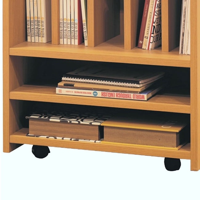 シンプルランドセルラック（キャスター付）教科書収納 子供部屋 書棚 本棚 ブックラック ランドセルラック（952）