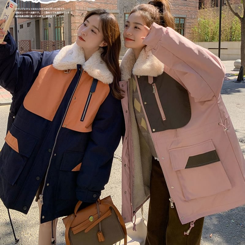 アウターダウンジャケットコート百掛け 流行り 厚手ジャケット 韓国版はデザイン感がゆったりしている 裹起毛厚手 ファーカラー 冬新作日系ダウンコットンジャケット コーデュロイ 快適 セミロング パ アウターダウンジャケットコート百掛け 流行り 厚手ジャケット 韓国版はデザイン感がゆったりしている 裹起毛厚手 ファーカラー 冬新作日系ダウンコットンジャケット コーデュロイ 快適 セミロング パ