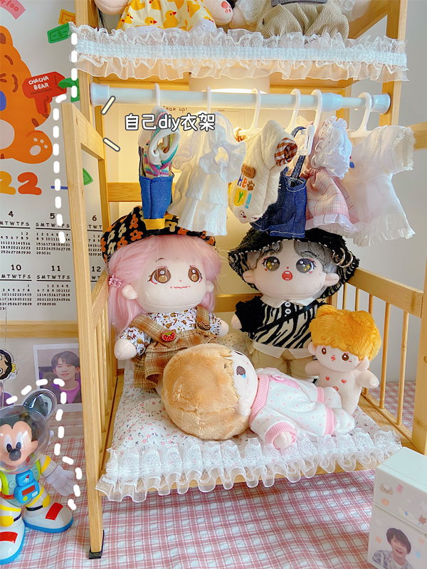 Qoo10] 収納ラック20cm大容量ぬいぐるみショー