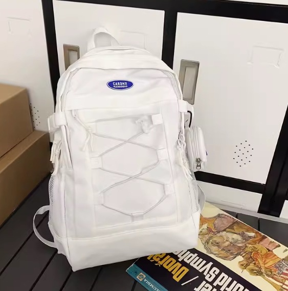 バッグ カバン レディース メンズ 男女兼用 ユニセックス リュック バッグパック 大容量 便利 折り畳み可能 ポケット ファスナー 柔らかい ソフト ナイロン シンプル カジュアル お洒落