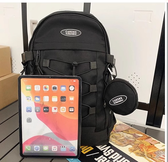 バッグ カバン レディース メンズ 男女兼用 ユニセックス リュック バッグパック 大容量 便利 折り畳み可能 ポケット ファスナー 柔らかい ソフト ナイロン シンプル カジュアル お洒落