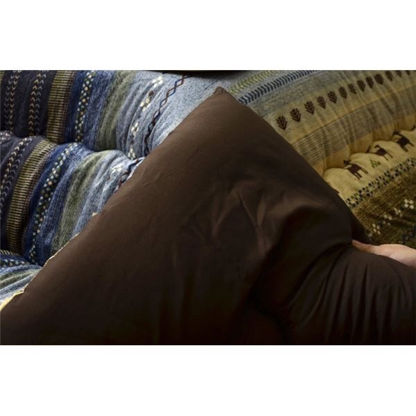 ギャッベ柄 こたつ布団 長方形 グリーン 約205cm245cm 洗える マイクロファイバー ラディ