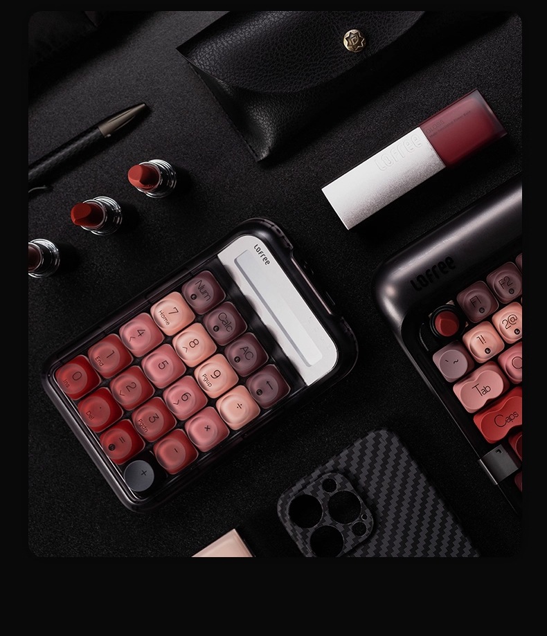 洛斐リップスティック無線ブルートゥース機械テンキー電卓 高顔パソコン外付け計算機 電卓