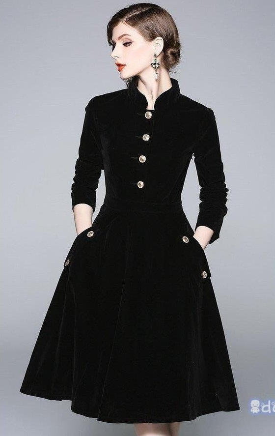 パーティードレス 結婚式 40代 20代 ロング丈 袖あり 長袖 秋冬 韓国風 大きいサイズ フォーマルドレス 立ち襟 無地 お呼ばれ 二次会 披露宴 謝恩会 上品 着痩せ パーティードレス 結婚式 40代 20代 ロング丈 袖あり 長袖 秋冬 韓国風 大きいサイズ フォーマルドレス 立ち襟 無地 お呼ばれ 二次会 披露宴 謝恩会 上品 着痩せ