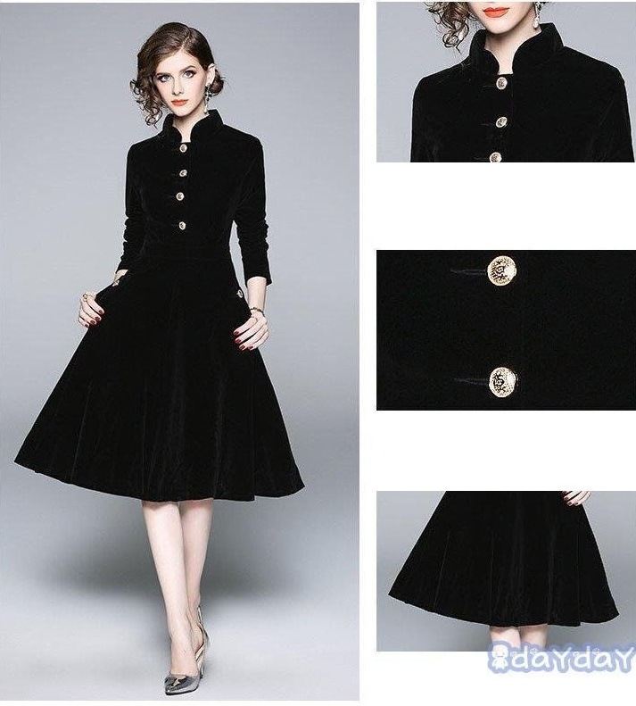 パーティードレス 結婚式 40代 20代 ロング丈 袖あり 長袖 秋冬 韓国風 大きいサイズ フォーマルドレス 立ち襟 無地 お呼ばれ 二次会 披露宴 謝恩会 上品 着痩せ パーティードレス 結婚式 40代 20代 ロング丈 袖あり 長袖 秋冬 韓国風 大きいサイズ フォーマルドレス 立ち襟 無地 お呼ばれ 二次会 披露宴 謝恩会 上品 着痩せ