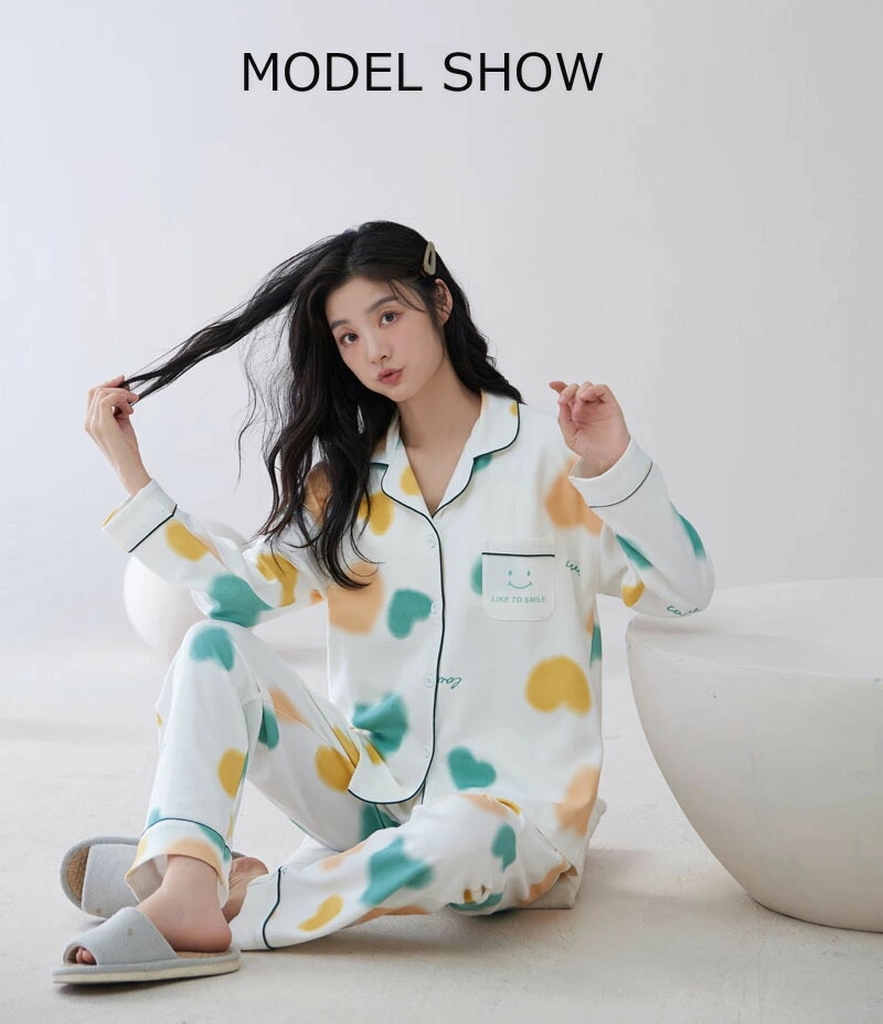 綿100% ルームウェア レディース パジャマ パッド付き 取り外し可能 前開き 長袖 長ズボン 春 綿100% ルームウェア レディース パジャマ パッド付き 取り外し可能 前開き 長袖 長ズボン 春