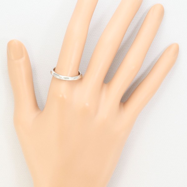 銀座ダイヤモンドシライシ PT900 リング 16号 ダイヤ 0.02 中古 銀座ダイヤモンドシライシ PT900 リング 16号 ダイヤ 0.02 中古