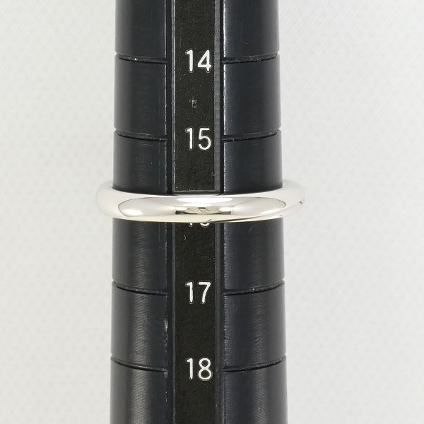 銀座ダイヤモンドシライシ PT900 リング 16号 ダイヤ 0.02 中古 銀座ダイヤモンドシライシ PT900 リング 16号 ダイヤ 0.02 中古