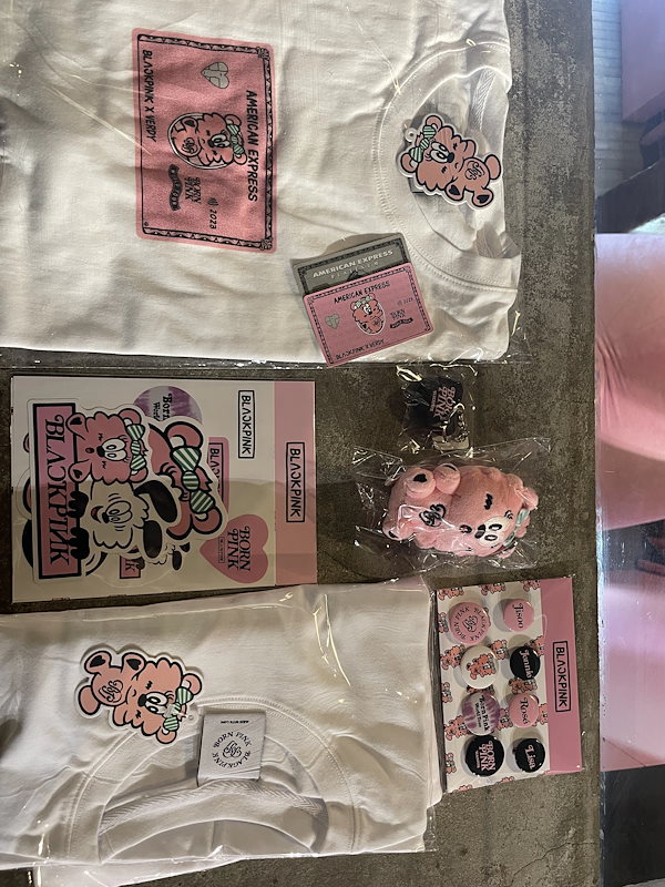 BLACKPINK verdy コラボ アイテム 韓国限定 popup 東京にてポップアップ「Verdy x Blackpink Born Pink pop up