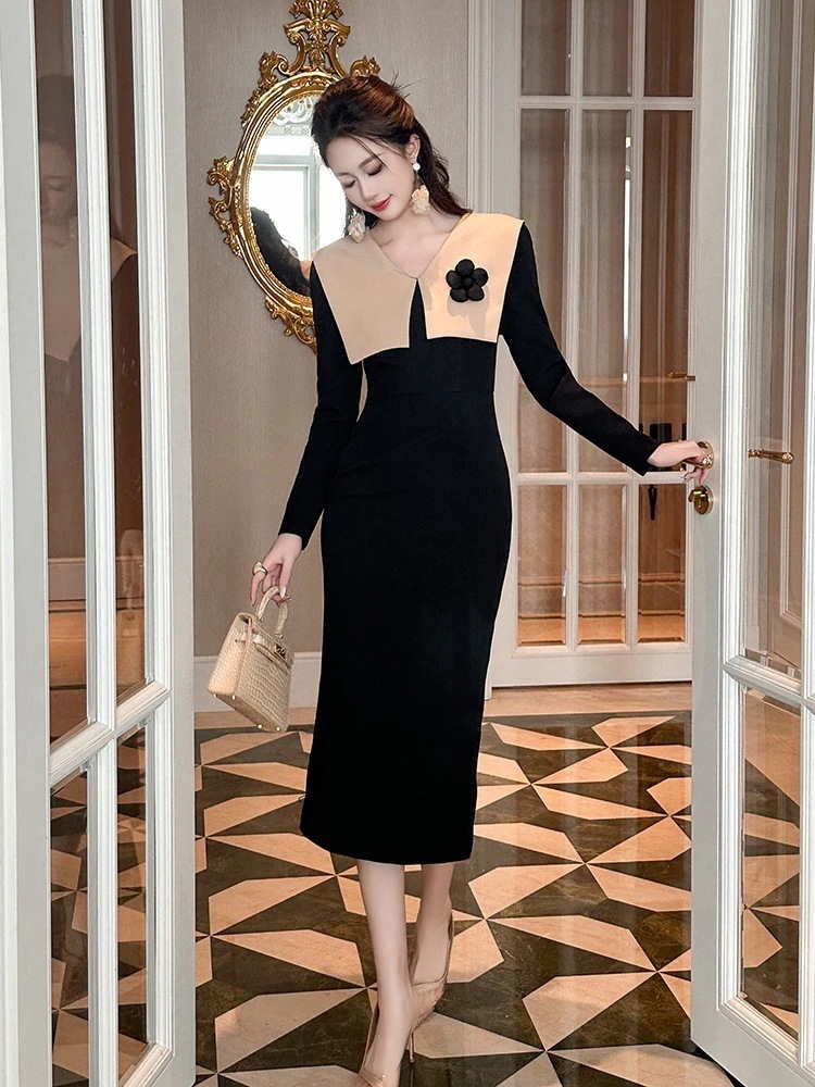 2025秋冬新品 ドッキング ワンピース フラワー飾り ドレス パーティー キャバ 大人 同窓会 披露宴 卒業式 結婚式 演奏会 ウェディング 二次会 メガ割 2025秋冬新品 ドッキング ワンピース フラワー飾り ドレス パーティー キャバ 大人 同窓会 披露宴 卒業式 結婚式 演奏会 ウェディング 二次会 メガ割