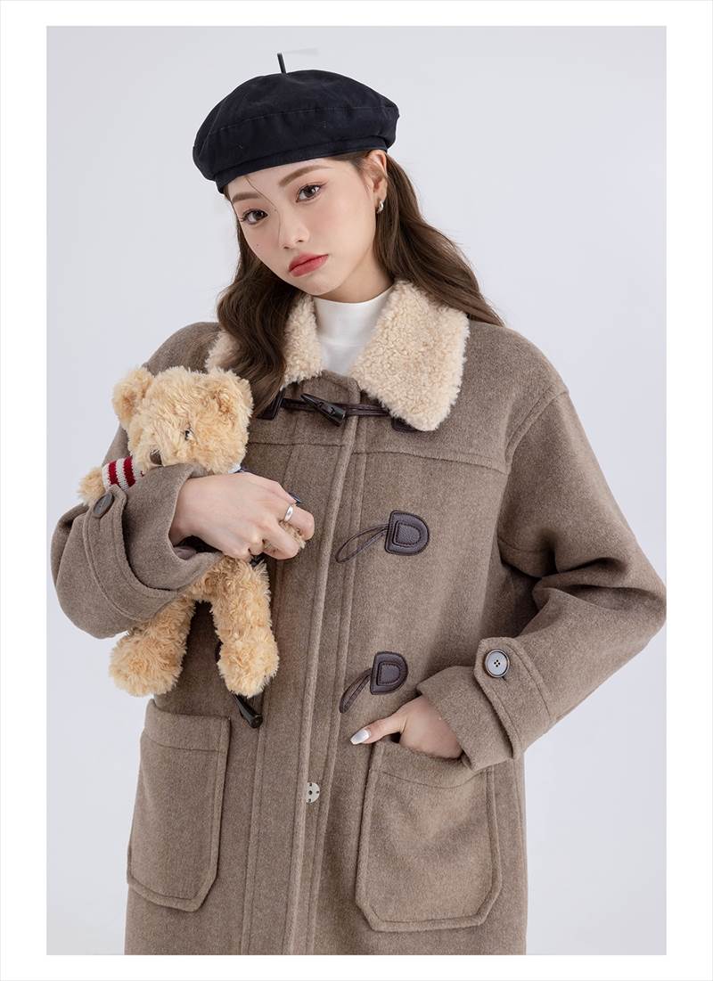 アウター レディース ダッフルコート ボア襟 Iライン モコモコ ポケット 前開き かわいい カジュアル 大人可愛い おしゃれ かっこいい レトロ 大人女子 XS S M L オートミール ベージュ アウター レディース ダッフルコート ボア襟 Iライン モコモコ ポケット 前開き かわいい カジュアル 大人可愛い おしゃれ かっこいい レトロ 大人女子 XS S M L オートミール ベージュ