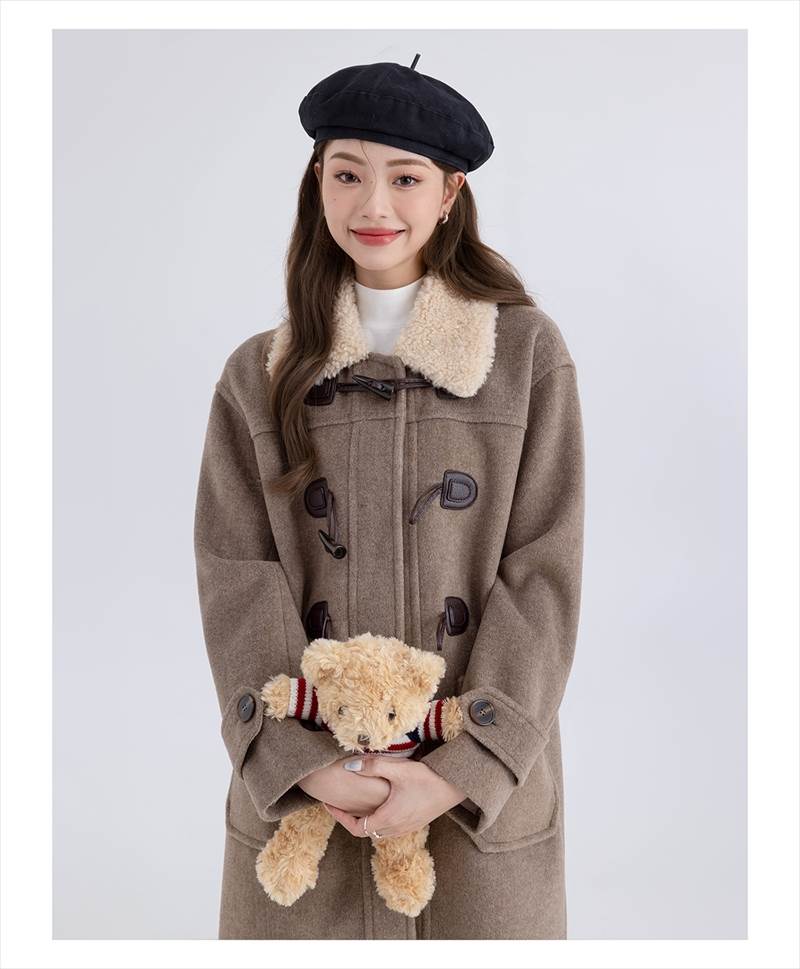 アウター レディース ダッフルコート ボア襟 Iライン モコモコ ポケット 前開き かわいい カジュアル 大人可愛い おしゃれ かっこいい レトロ 大人女子 XS S M L オートミール ベージュ アウター レディース ダッフルコート ボア襟 Iライン モコモコ ポケット 前開き かわいい カジュアル 大人可愛い おしゃれ かっこいい レトロ 大人女子 XS S M L オートミール ベージュ