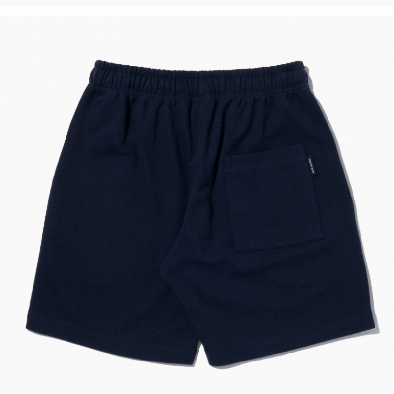 PAPERBOYコージーサークルポリアンハーフパンツネイビー PAPERBOYコージーサークルポリアンハーフパンツネイビー