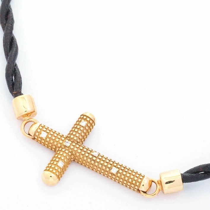 【美品】ダミアーニ メトロポリタンドリーム 6Pダイヤ K18PG ダイヤモンド レザー【ブレスレット】 【美品】ダミアーニ メトロポリタンドリーム 6Pダイヤ K18PG ダイヤモンド レザー【ブレスレット】