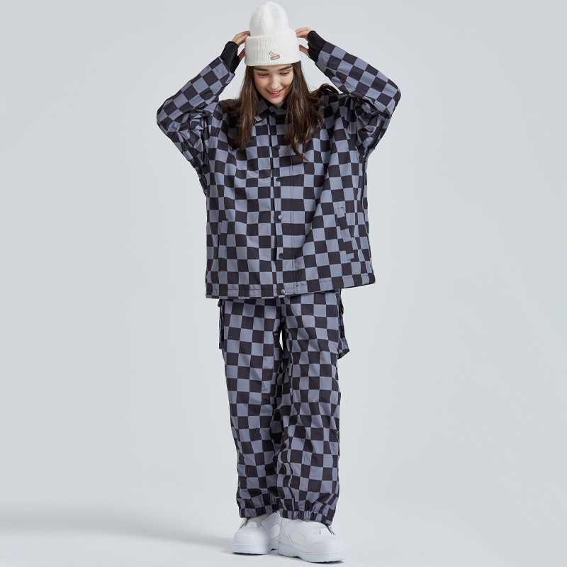 スノーボードウェア 上下セット メンズ レディース 男女兼用 チェック柄 ズボン ロングパンツ ジャケット アウター スノボウェア スノーウェア スキーウェア スノボーウェア 韓国風 防風 防水 防寒 スノーボードウェア 上下セット メンズ レディース 男女兼用 チェック柄 ズボン ロングパンツ ジャケット アウター スノボウェア スノーウェア スキーウェア スノボーウェア 韓国風 防風 防水 防寒