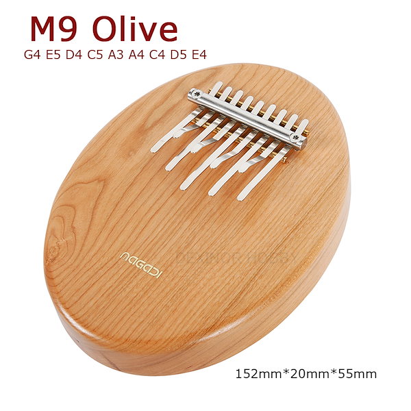 Qoo10] MAGADI カリンバ M9-Olive 9キー ハン