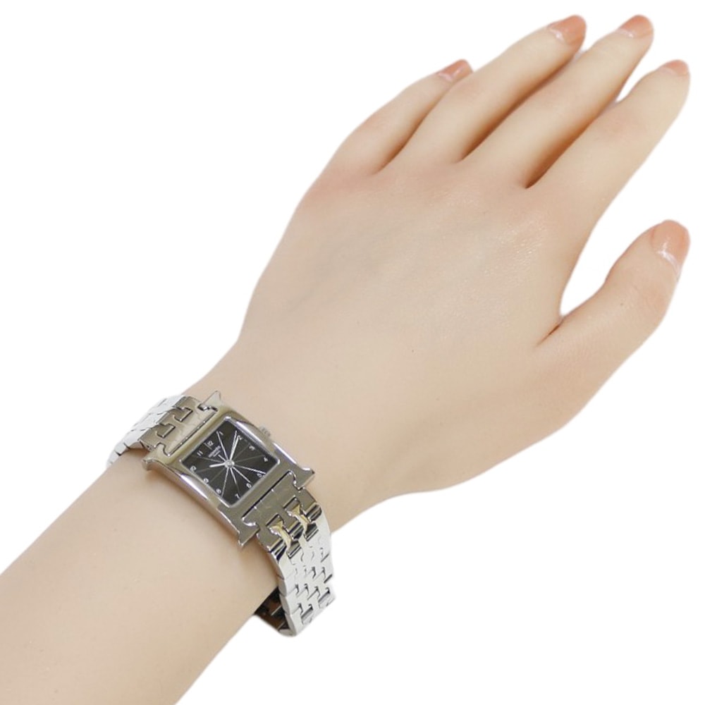 エルメス Hウォッチ 腕時計 ステンレススチール HH1.210 クオーツ 1年保証 HERMES 中古 エルメス Hウォッチ 腕時計 ステンレススチール HH1.210 クオーツ 1年保証 HERMES 中古