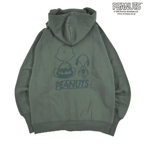 Qoo10] スヌーピー パーカー ピーナッツ 裏起毛