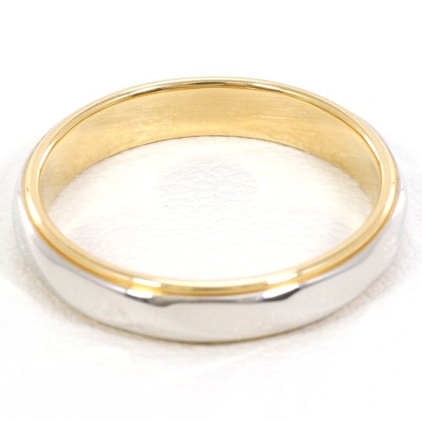 アクアスキュータム PT900 K18YG リング 指輪 12号 ジュエリー 中古 アクアスキュータム PT900 K18YG リング 指輪 12号 ジュエリー 中古