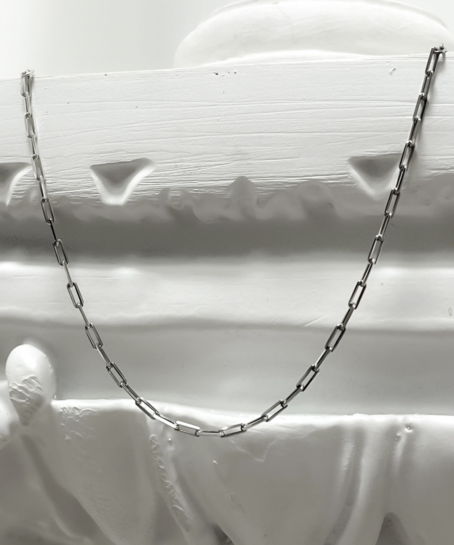 Blessed Bullet スクエアチェーンネックレス_シルバー925_スモール Unisex Blessed Bullet スクエアチェーンネックレス_シルバー925_スモール Unisex