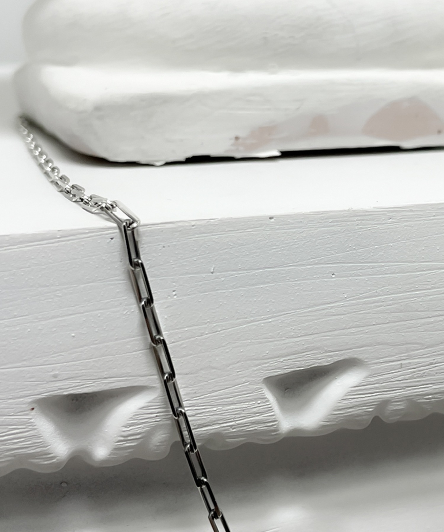 Blessed Bullet スクエアチェーンネックレス_シルバー925_スモール Unisex Blessed Bullet スクエアチェーンネックレス_シルバー925_スモール Unisex