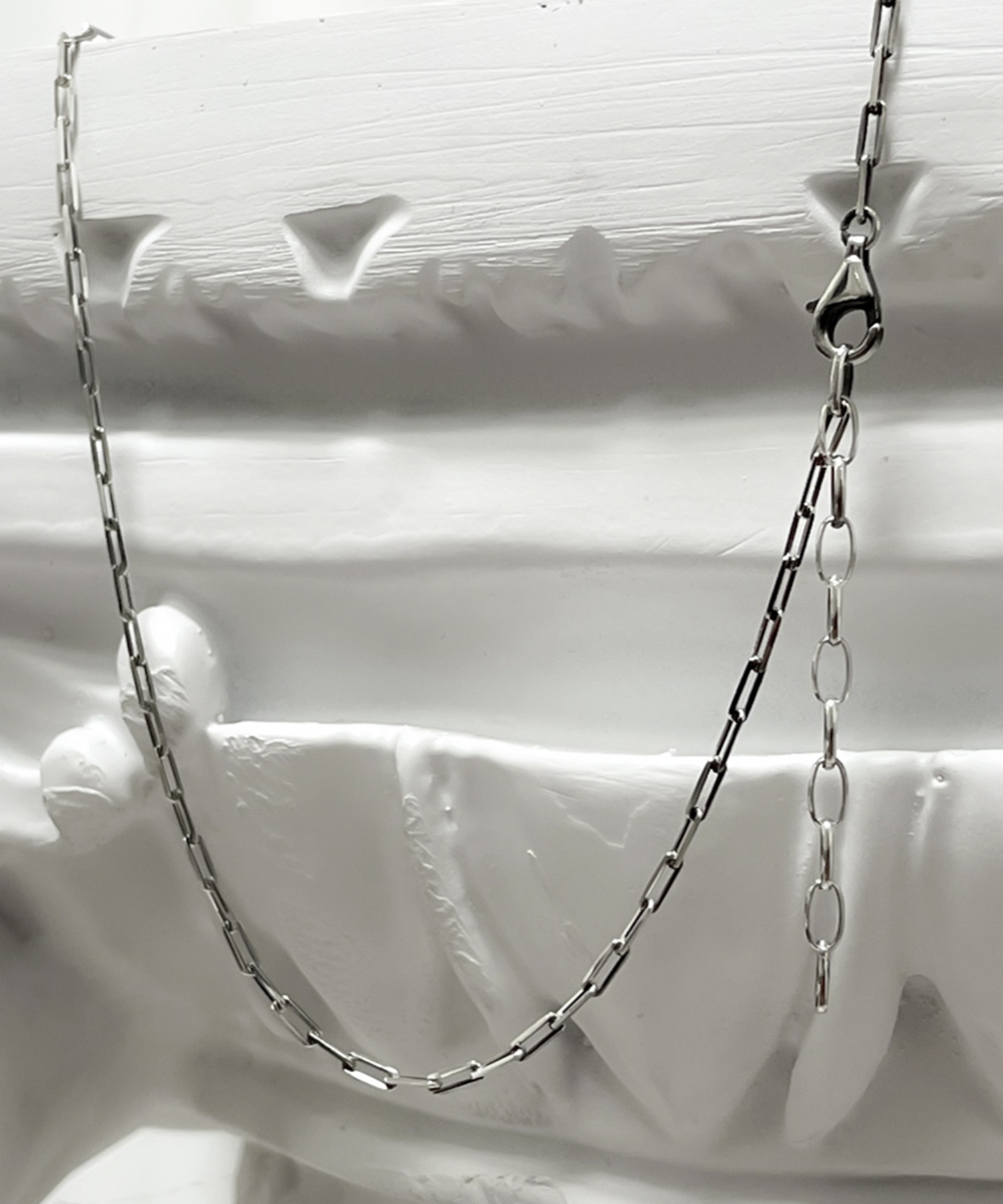 Blessed Bullet スクエアチェーンネックレス_シルバー925_スモール Unisex Blessed Bullet スクエアチェーンネックレス_シルバー925_スモール Unisex