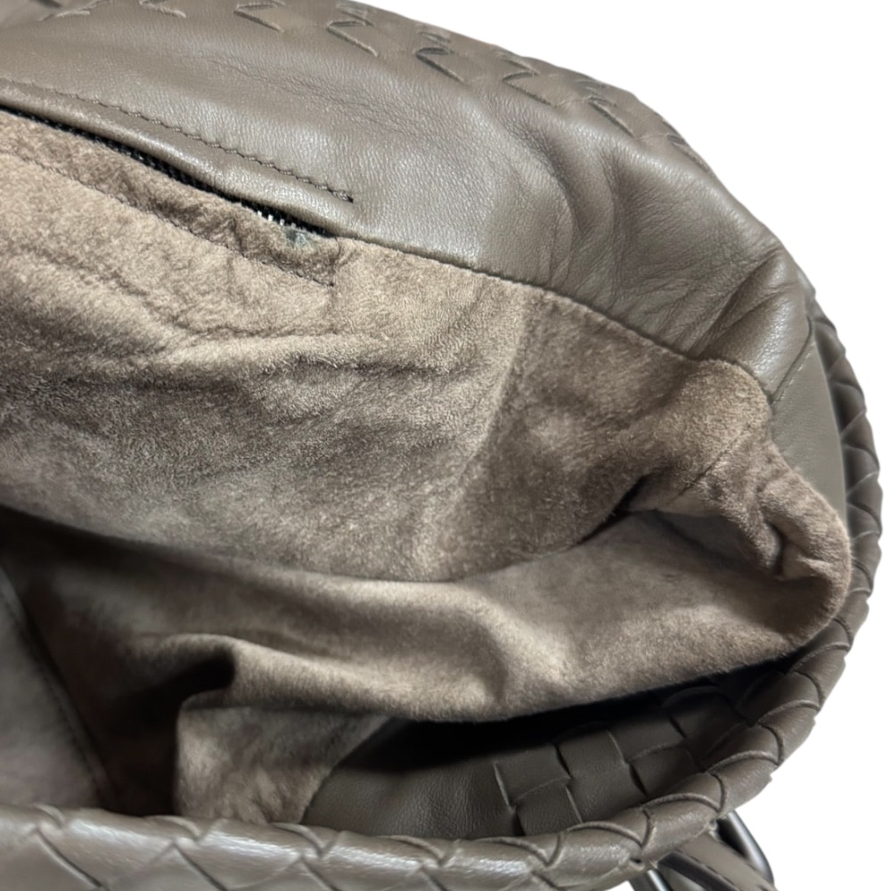 ボッテガヴェネタ イントレチャート トートバッグ レザー 270917 グレー BOTTEGAVENETA 中古 ボッテガヴェネタ イントレチャート トートバッグ レザー 270917 グレー BOTTEGAVENETA 中古