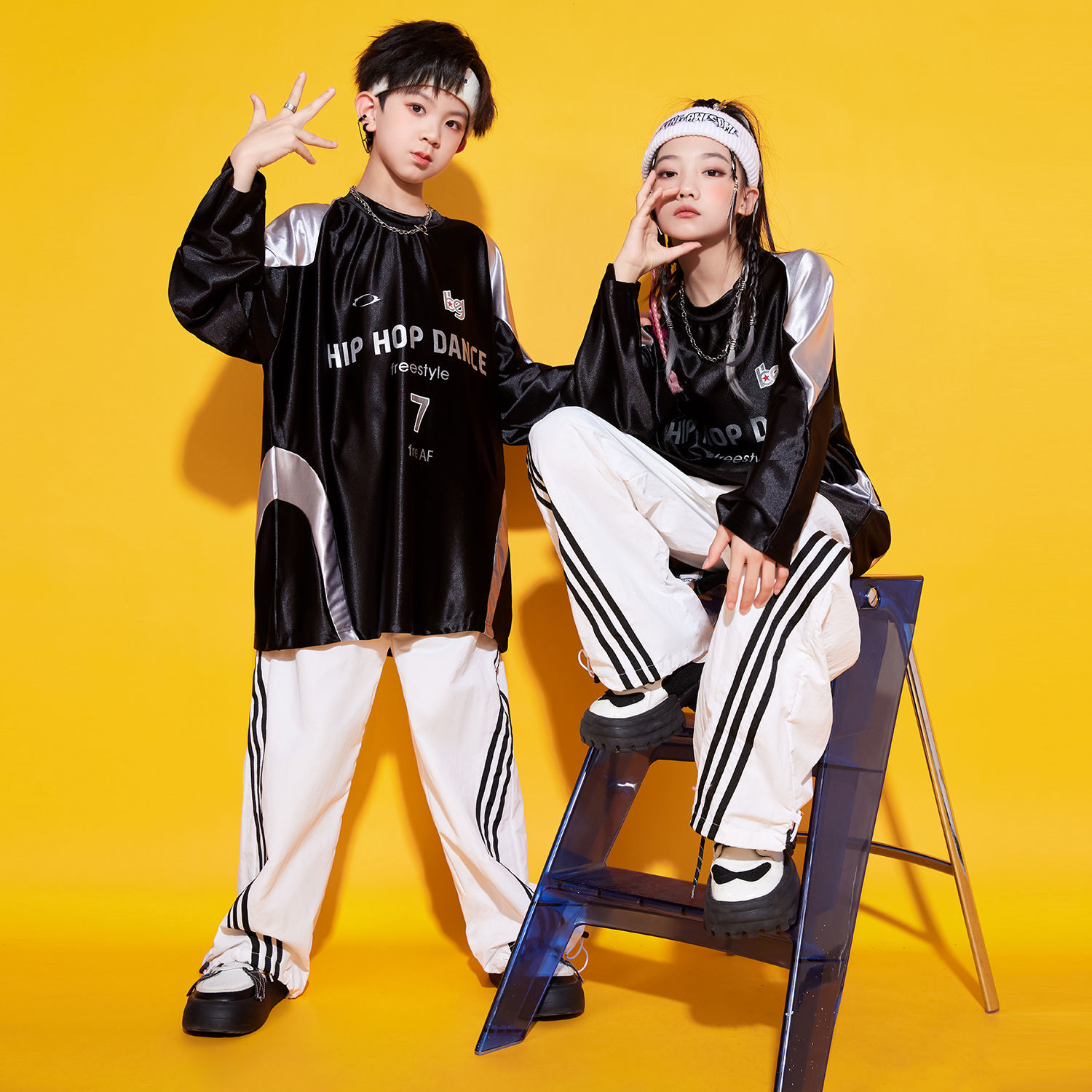 街舞児童潮服hiphop国慶節公演服男児ヒップホップセット女児ジャズダンス衣装 街舞児童潮服hiphop国慶節公演服男児ヒップホップセット女児ジャズダンス衣装