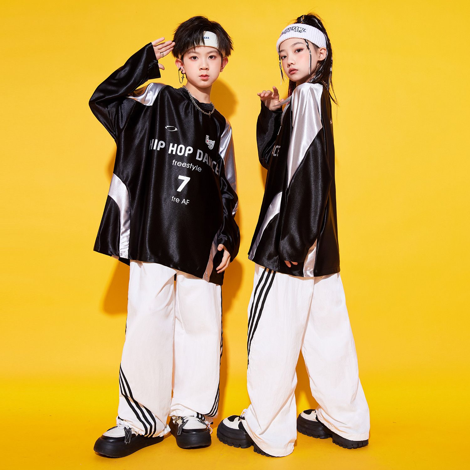 街舞児童潮服hiphop国慶節公演服男児ヒップホップセット女児ジャズダンス衣装 街舞児童潮服hiphop国慶節公演服男児ヒップホップセット女児ジャズダンス衣装