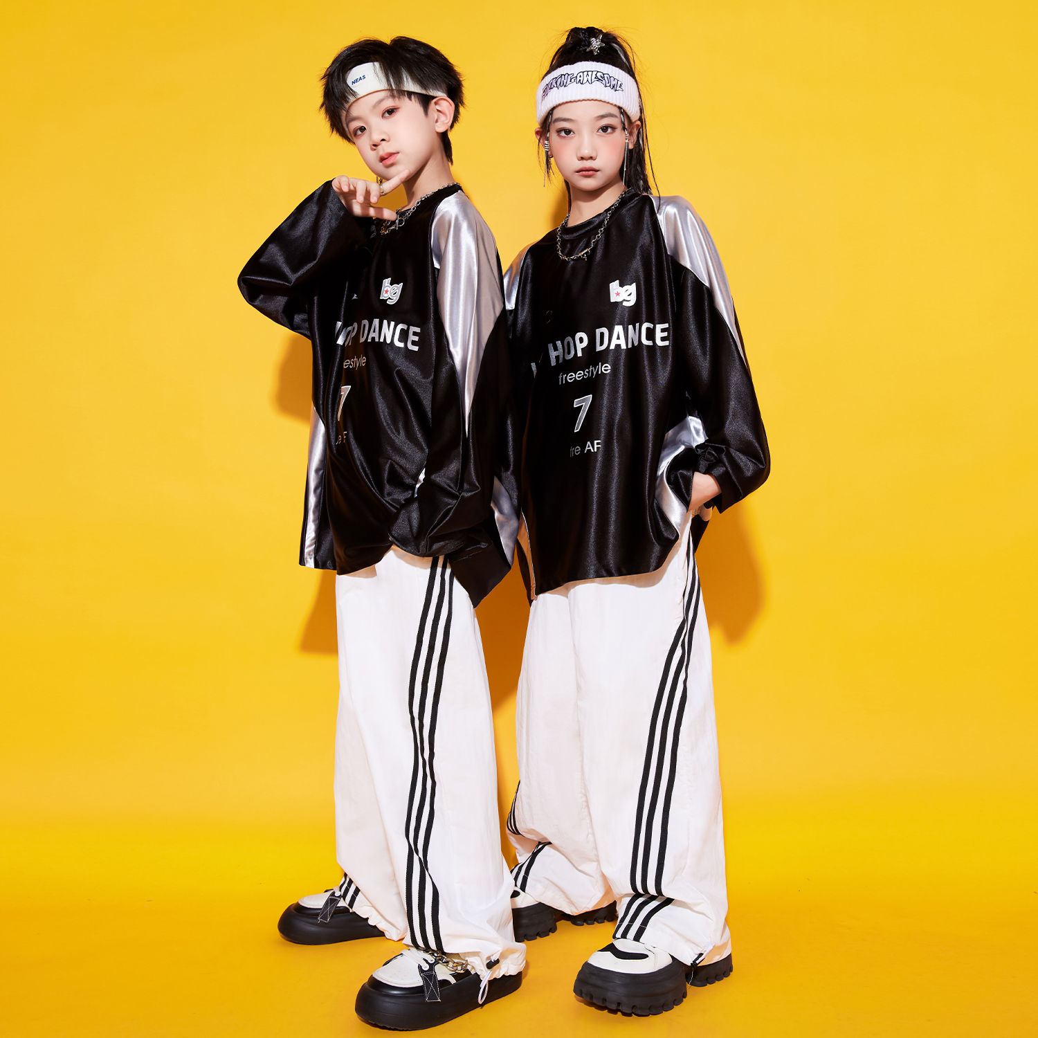 街舞児童潮服hiphop国慶節公演服男児ヒップホップセット女児ジャズダンス衣装 街舞児童潮服hiphop国慶節公演服男児ヒップホップセット女児ジャズダンス衣装