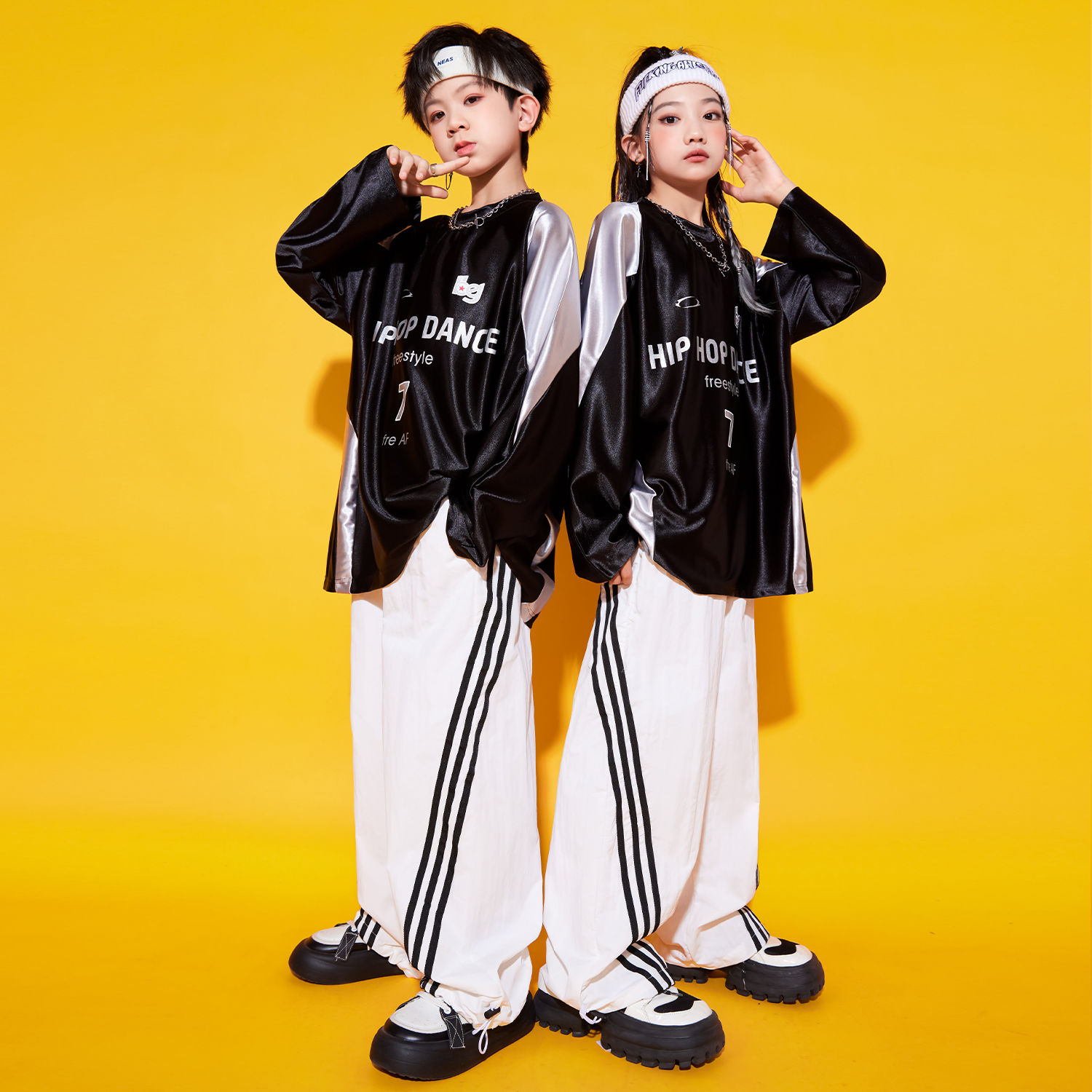 街舞児童潮服hiphop国慶節公演服男児ヒップホップセット女児ジャズダンス衣装 街舞児童潮服hiphop国慶節公演服男児ヒップホップセット女児ジャズダンス衣装