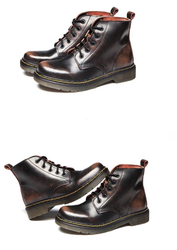 BlissFellows靴編み上げブーツ赤レースアップ厚底リワードワークブーツコスプレローヒール BlissFellows靴編み上げブーツ赤レースアップ厚底リワードワークブーツコスプレローヒール