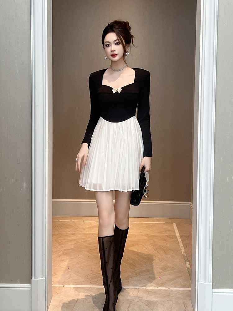 ショートワンピース ドッキング ドレス パーティー キャバ 大人 同窓会 披露宴 卒業式 結婚式