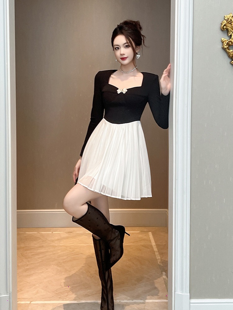 ショートワンピース ドッキング ドレス パーティー キャバ 大人 同窓会 披露宴 卒業式 結婚式