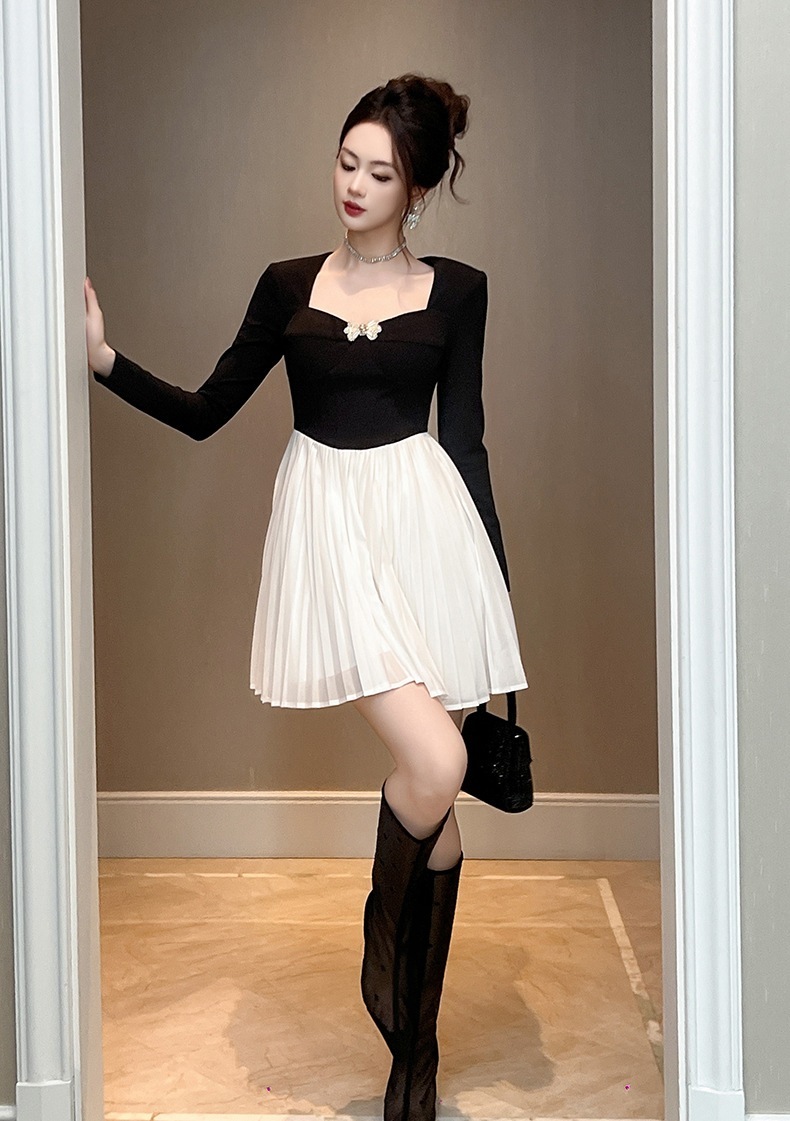 ショートワンピース ドッキング ドレス パーティー キャバ 大人 同窓会 披露宴 卒業式 結婚式